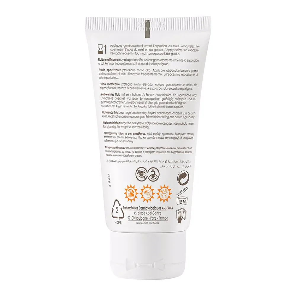 aderma_protect_ac_fluido__1.webp A-Derma Protect Ac Fluido Solar Facial Matificante Spf50+ Cheap