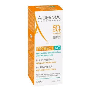 A-Derma Protect Ac Fluido Solar Facial Matificante Spf50+ Cheap
