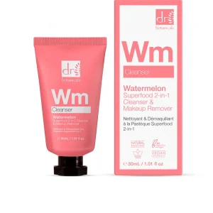 Dr. Botanicals Watermelon Superfood 2-In-1 Cleanser & Makeup Remover New