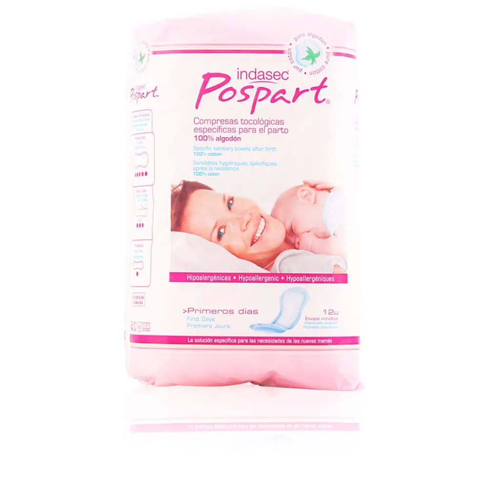 indasec_pospart_compresas_0.webp Indasec Pospart Compresas Tocologicas 100% Algodon Primeros Dias Best