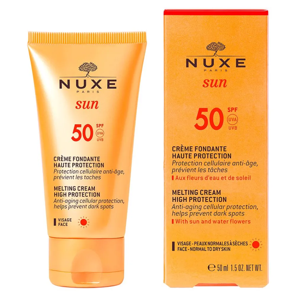 nuxe_nuxe_sun_crema_funde_1.webp Nuxe Sun Crema Fundente Para El Rostro Alta Proteccion Spf50 Hot