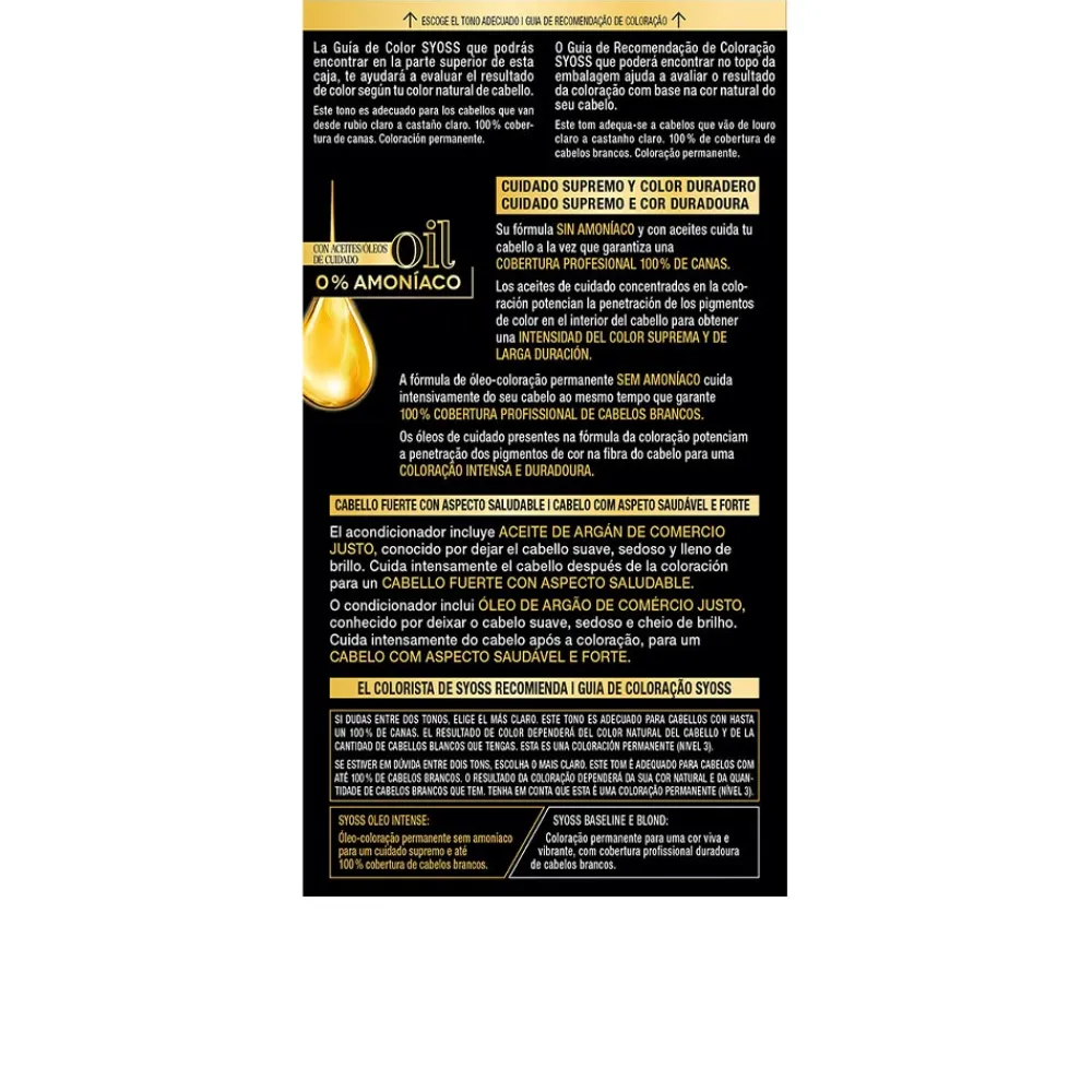 syoss_oleo_intense_tinte__28.webp Syoss Oleo Intense Tinte Sin Amoniaco #6.76-Cobrizo Ambar New