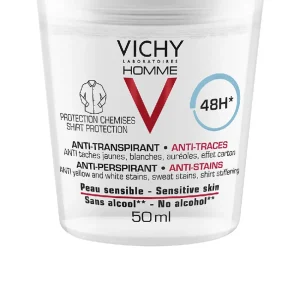Vichy Laboratoires Homme Anti-Transpirant Anti-Traces 48H Deo Roll-On Hot